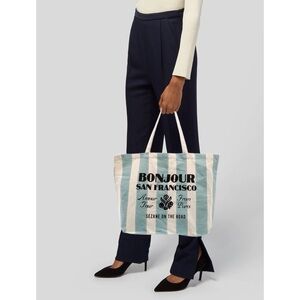 Sezane Canvas Tote Bag